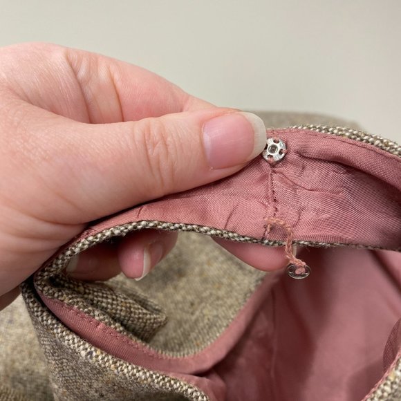 Ann Taylor midi Dress Tweed Lined A Line Tank - Picture 6 of 7